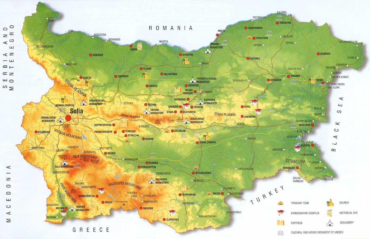 Болгар газрын зураг