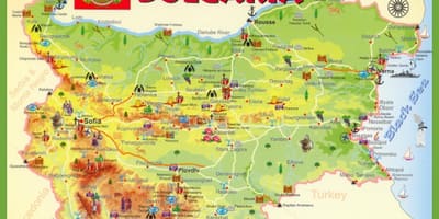 Болгар хоттой газрын зураг