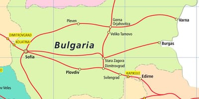 Болгар галт тэрэгний зураг