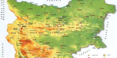 Болгар уулс газрын зураг
