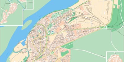 Rousse Болгар газрын зураг